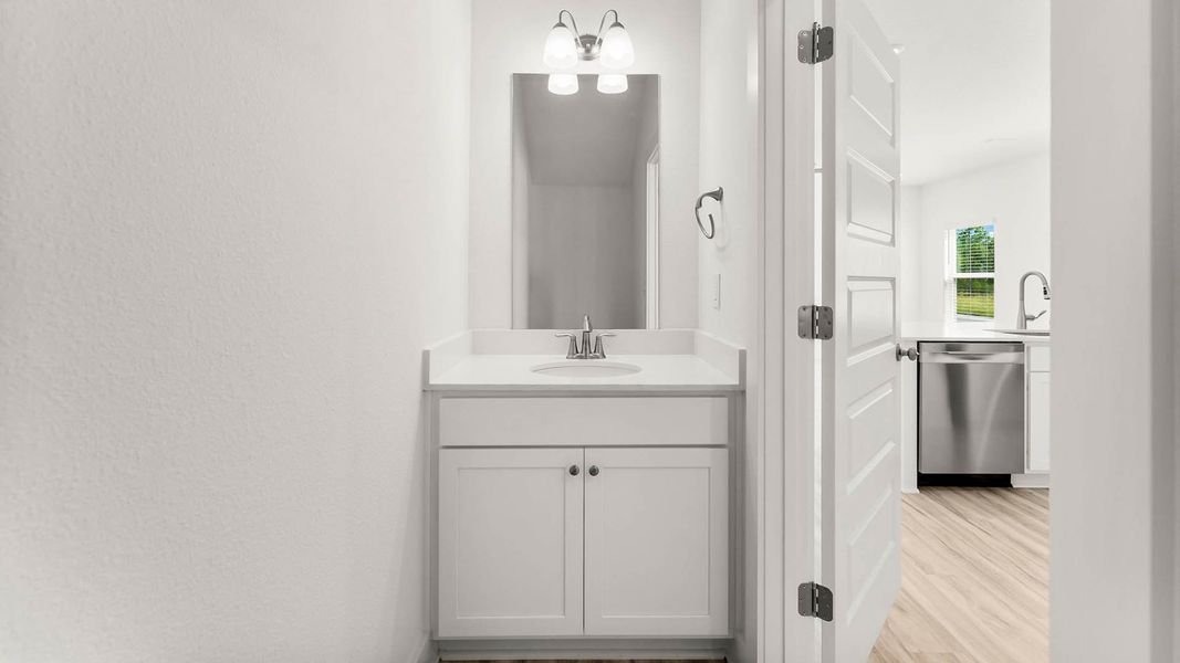 Furnished interior view inside a new home in Palm Street Townhomes, Destin (Image 10).