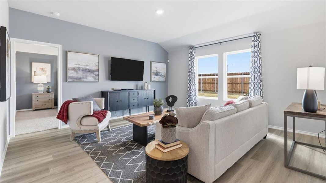 Furnished interior view inside a new home in Longhorn Estates, Fort Worth (Image 11).