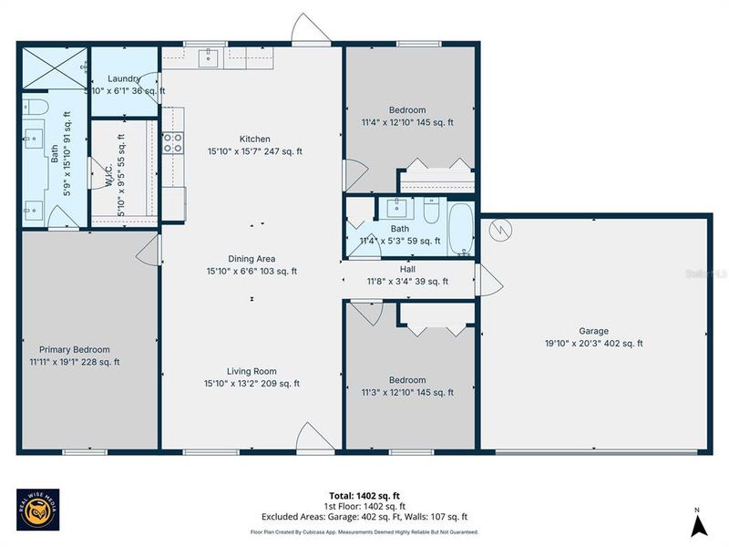 2D floor plan layout of this home in , Weeki Wachee, FL (Image 5).
