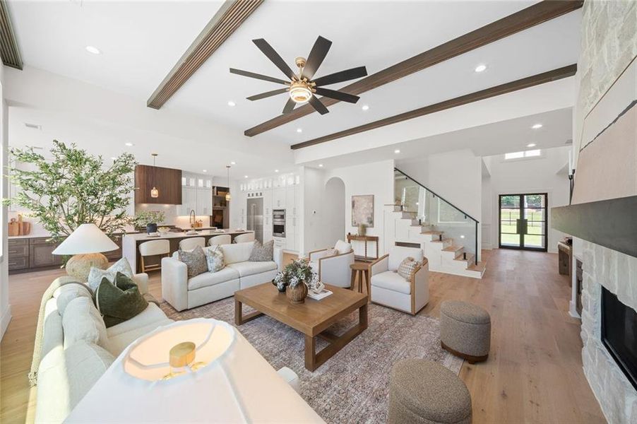 Furnished interior view inside a new home in , Lawrenceville (Image 52).