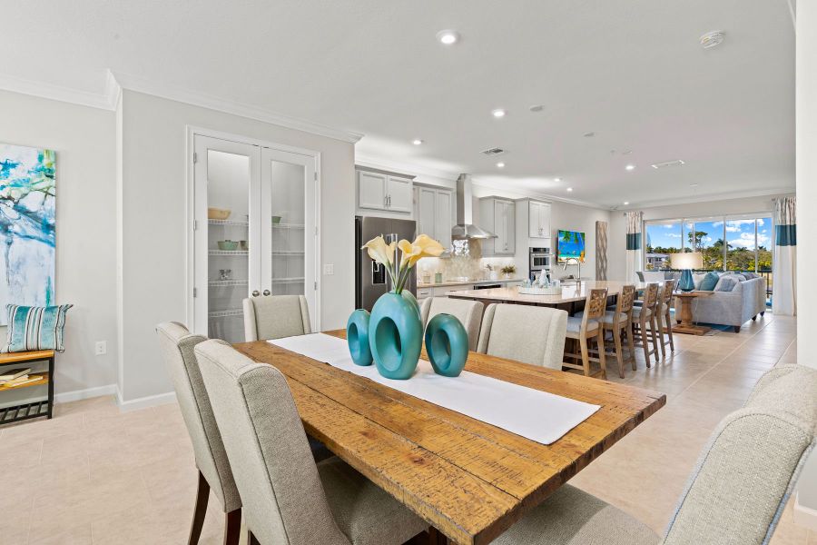 Furnished interior view inside a new home in Arboretum, Naples (Image 11).