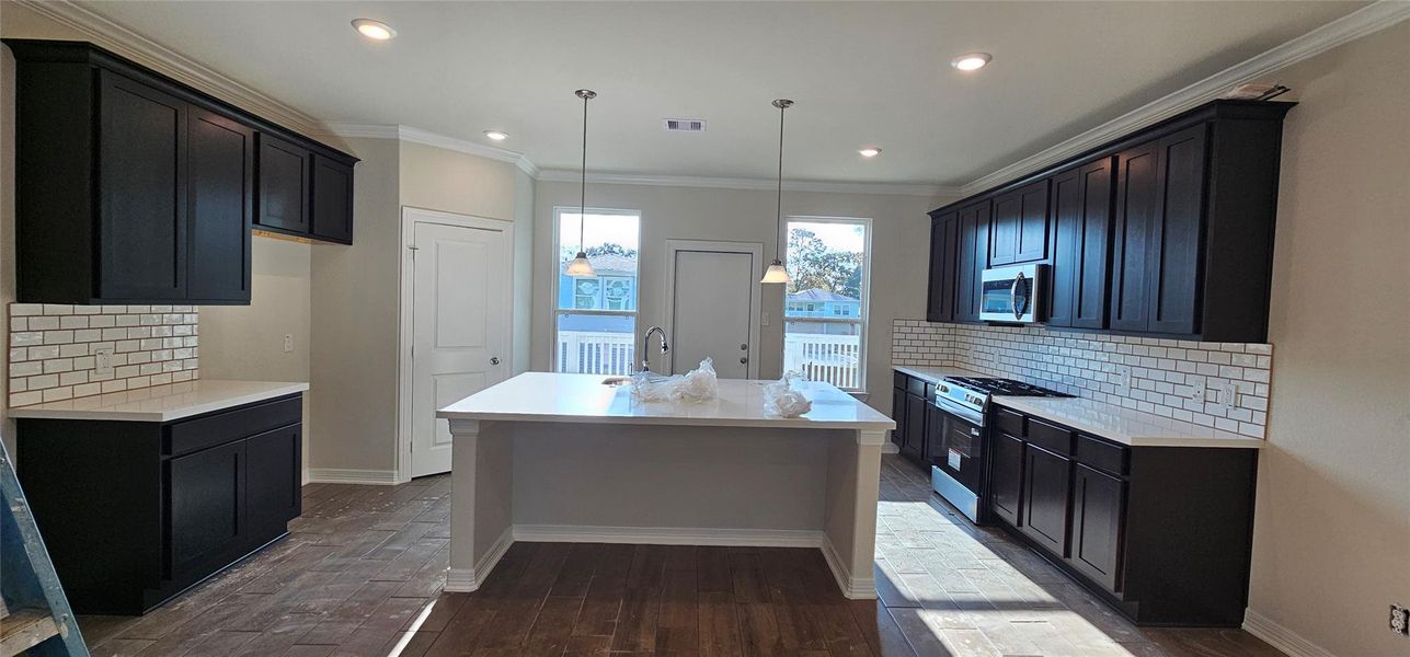 Furnished interior view inside a new home in , Dickinson (Image 7). Furnished interior view inside a new home in , Dickinson (Image 7).