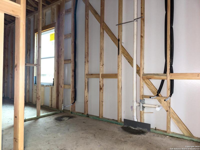 In-progress construction of a new home in Cordova Trails, Seguin, TX (Image 10).