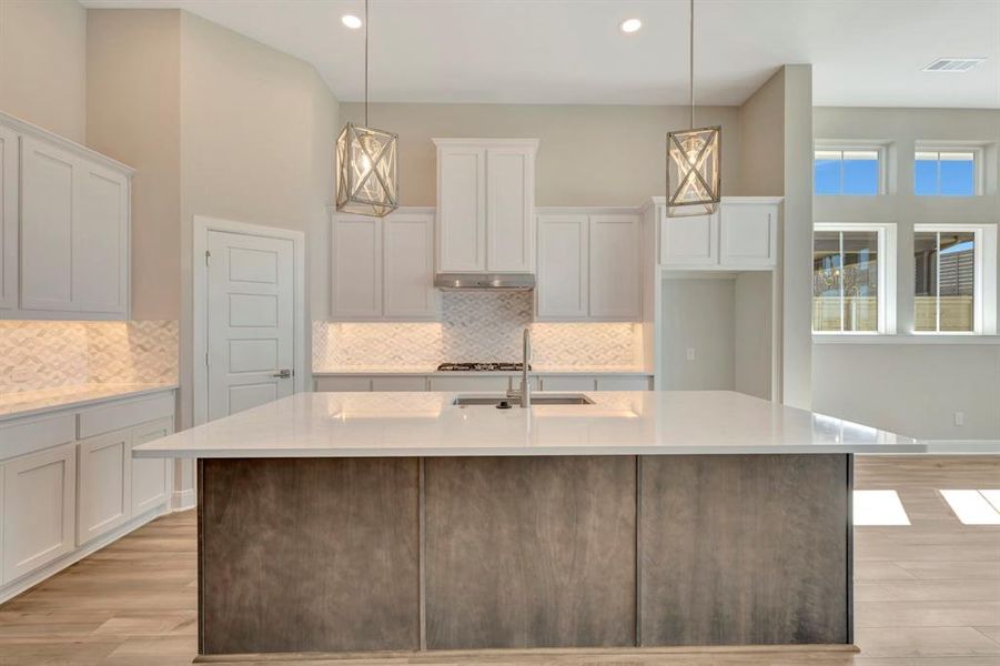 Furnished interior view inside a new home in Treeline, Justin (Image 8).
