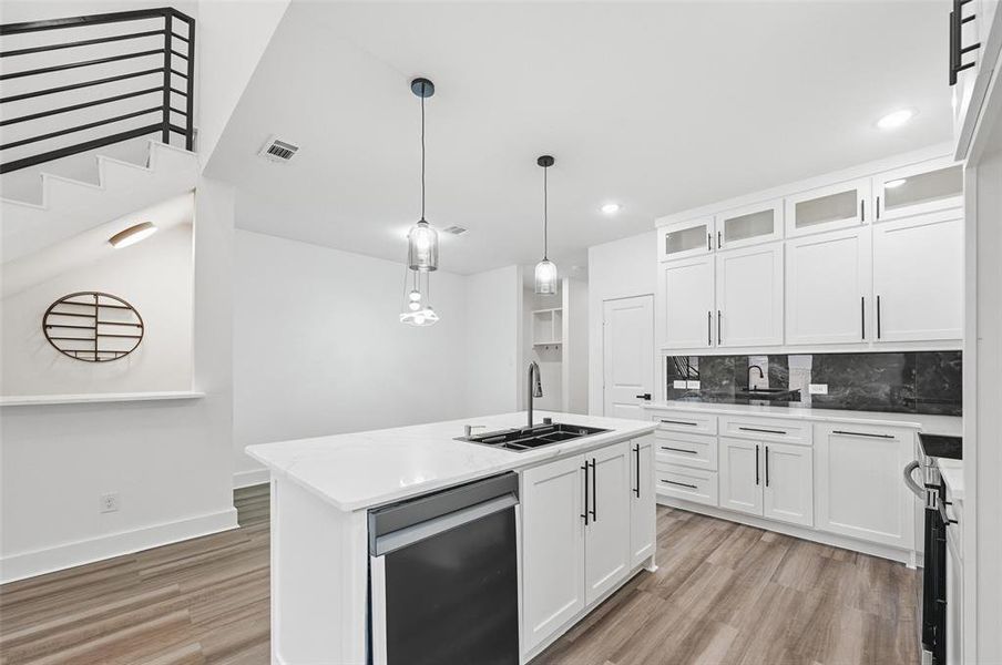 Furnished interior view inside a new home in , Dallas (Image 12).