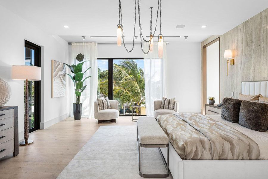 Furnished interior view inside a new home in , Boca Raton (Image 44).