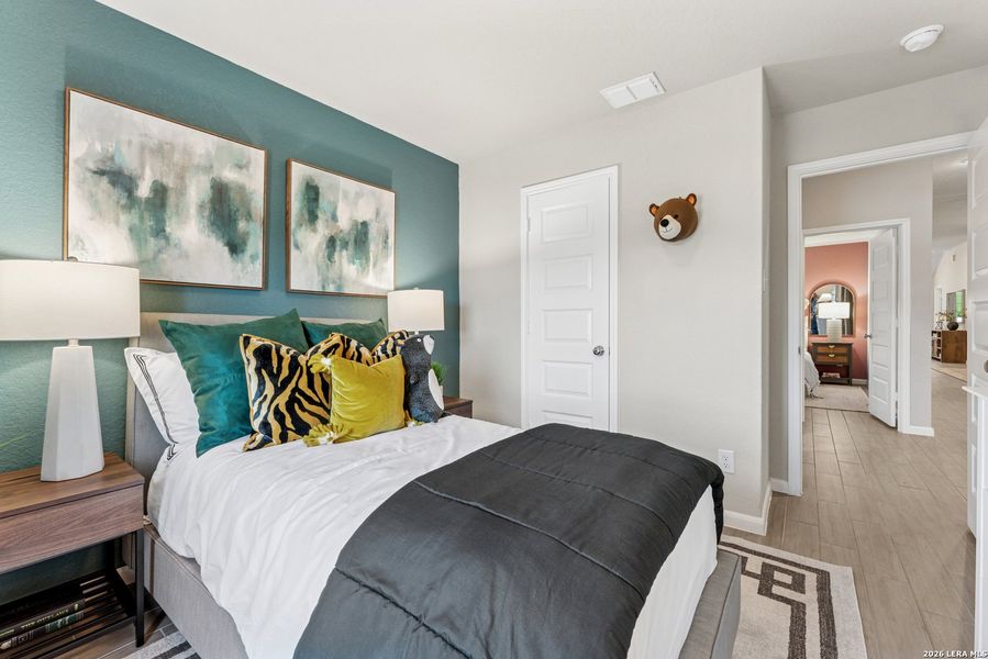 Furnished interior view inside a new home in Cinco Lakes, San Antonio (Image 7).