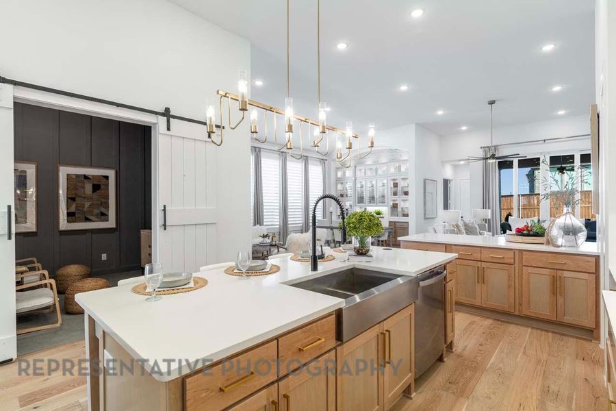 Furnished interior view inside a new home in Santa Rita Ranch: 90ft. lots, Liberty Hill (Image 29). Furnished interior view inside a new home in Santa Rita Ranch: 90ft. lots, Liberty Hill (Image 29).