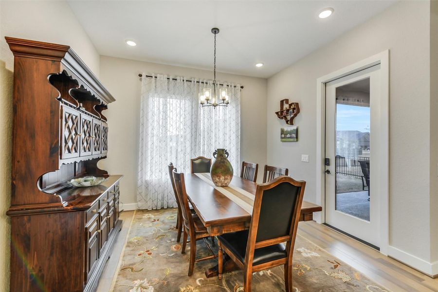 Furnished interior view inside a new home in Chambers Creek, Willis (Image 13).