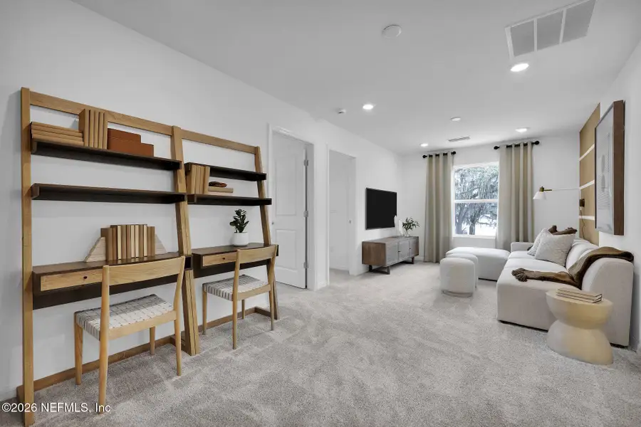 Furnished interior view inside a new home in Wingate Landing, Jacksonville (Image 18).