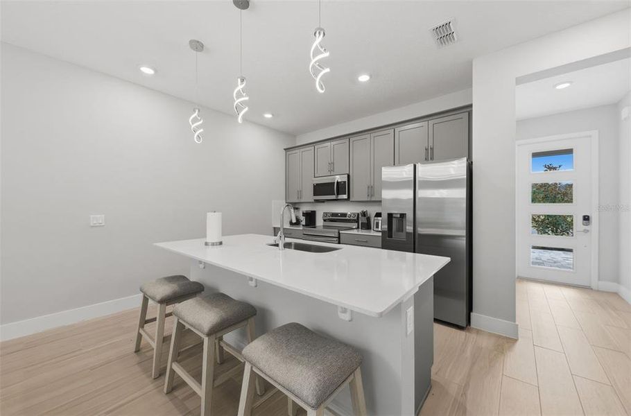 Furnished interior view inside a new home in , Kissimmee (Image 16). Furnished interior view inside a new home in , Kissimmee (Image 16).