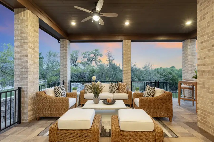 Representative Patio - some options shown