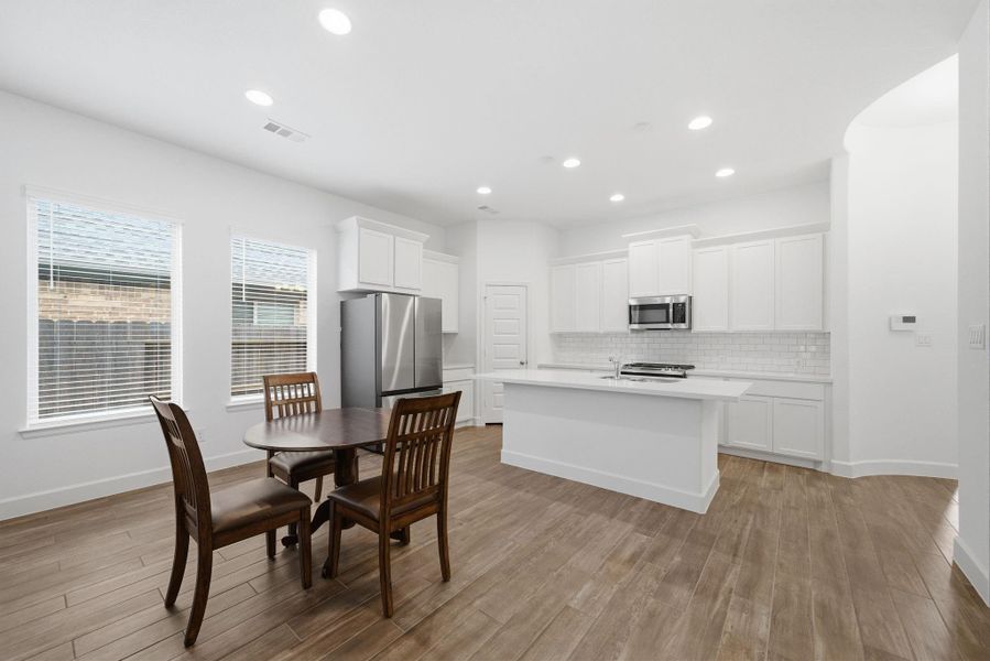Furnished interior view inside a new home in Artavia, Conroe (Image 7).