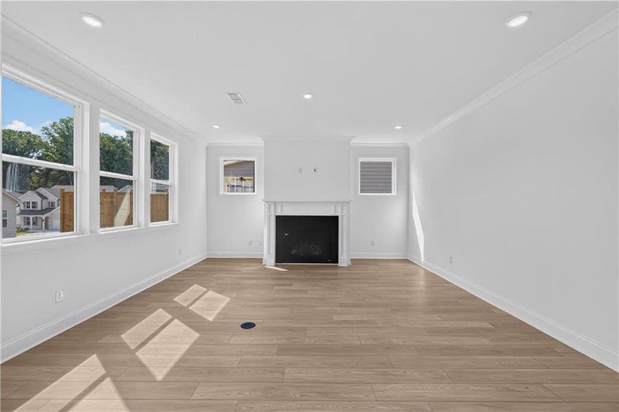 Spacious, unfurnished interior of a new home in Bailey Fence, Dacula (Image 28). Spacious, unfurnished interior of a new home in Bailey Fence, Dacula (Image 28).