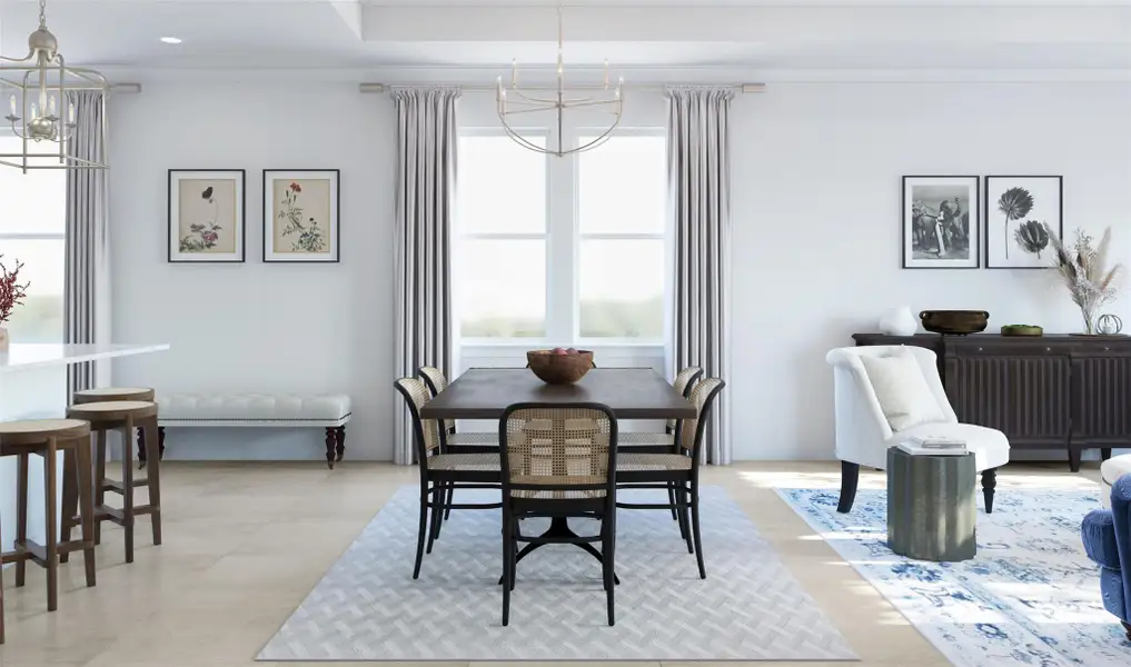 Charming dining area (*Artist rendering used for illustration purposes only.) Charming dining area (*Artist rendering used for illustration purposes only.)