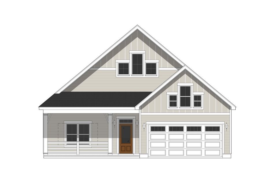 Exterior rendering of this home design in Sidbury Landing, Wilmington, NC (Image 1). Exterior rendering of this home design in Sidbury Landing, Wilmington, NC (Image 1).