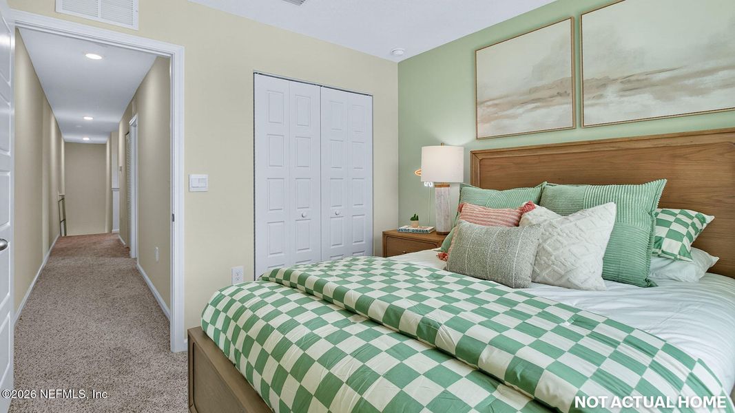 Furnished interior view inside a new home in Trout River, Jacksonville (Image 24).