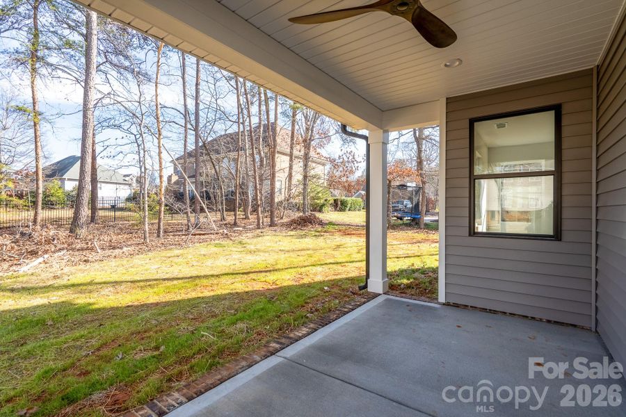 Exterior details and patio area of a home in , Locust (Image 4).