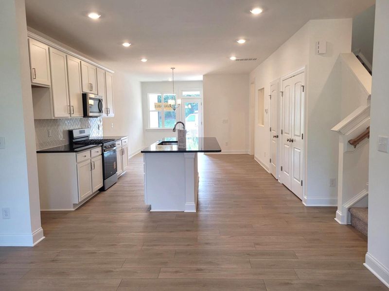 Furnished interior view inside a new home in Enclave at Traditions Townhomes, Wake Forest (Image 4).