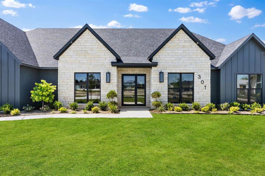 Front exterior of a new home in , Red Oak, TX, highlighting curb appeal (Image 26).