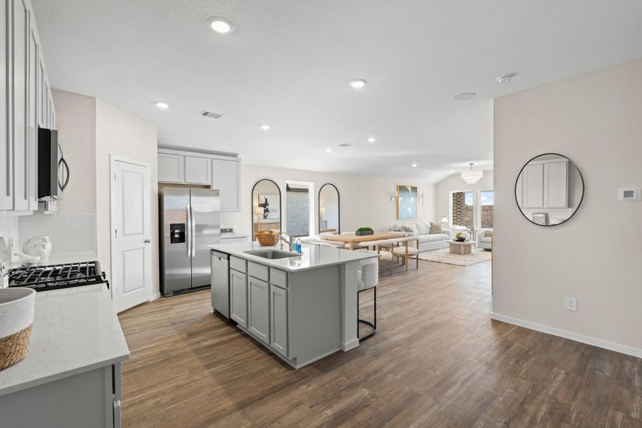 Furnished interior view inside a new home in River Ranch Meadows, Dayton (Image 16). Furnished interior view inside a new home in River Ranch Meadows, Dayton (Image 16).