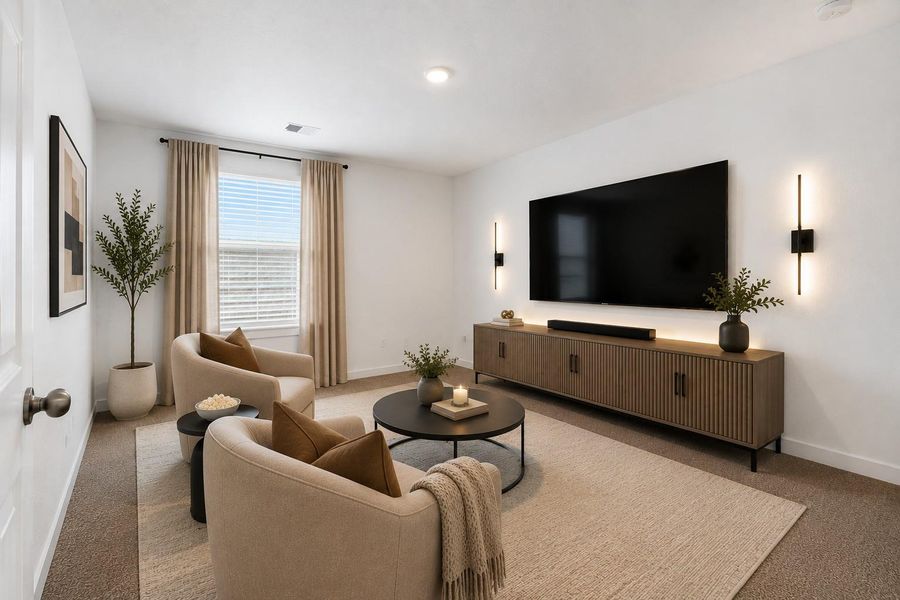 Furnished interior view inside a new home in , Houston (Image 5).
