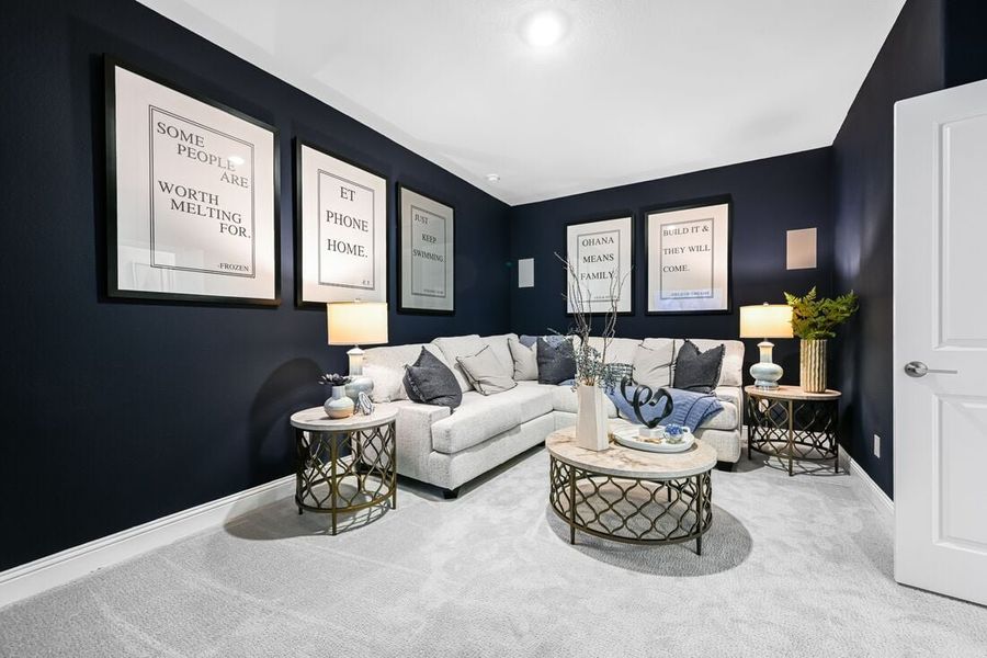 Furnished interior view inside a new home in The Ridge at Northlake, Northlake (Image 15).