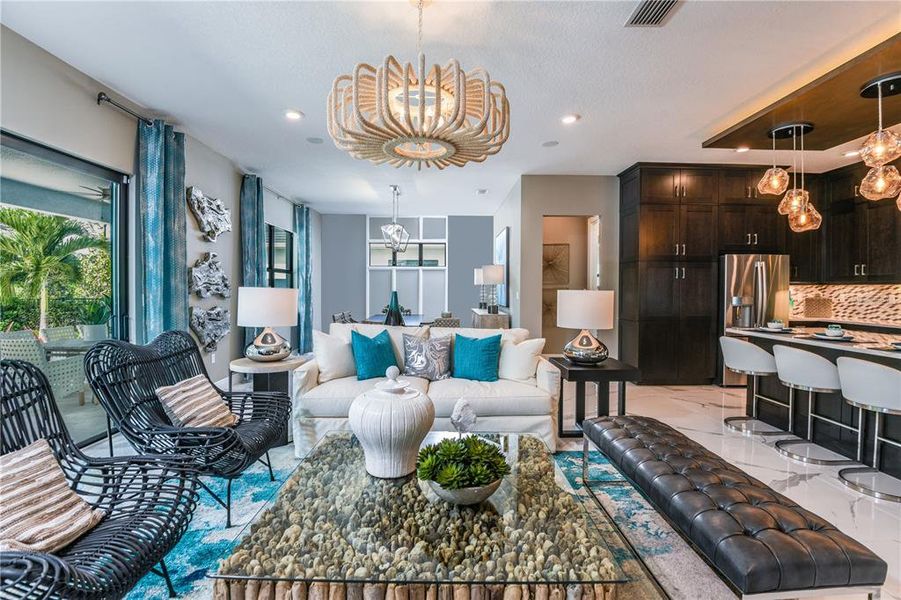 Furnished interior view inside a new home in Cresswind Lakewood Ranch, Lakewood Ranch (Image 13).