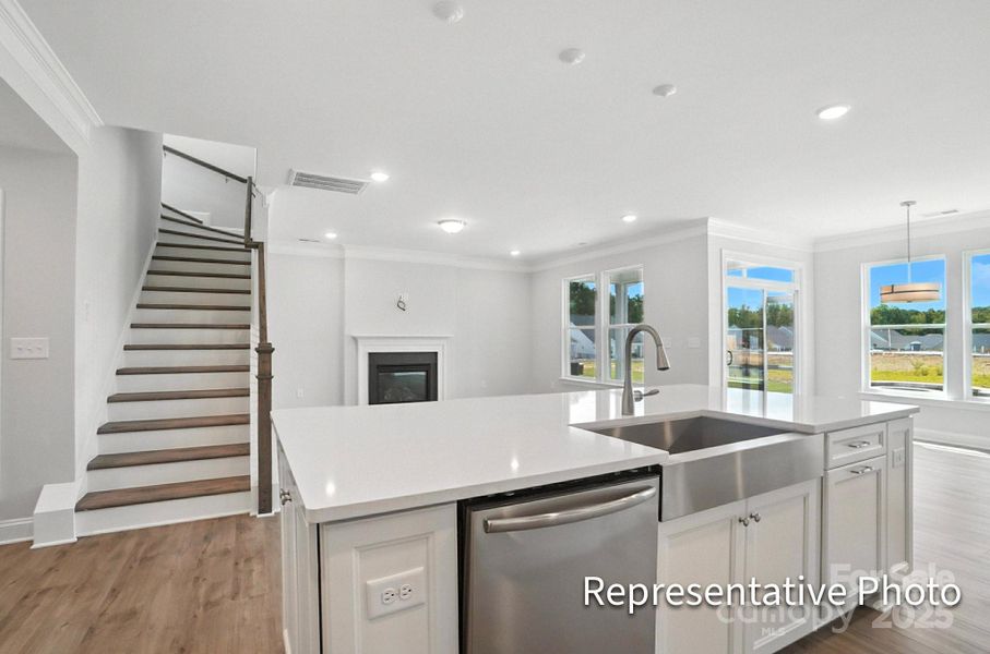 Furnished interior view inside a new home in Heritage - 55+ Community, Wesley Chapel (Image 3).