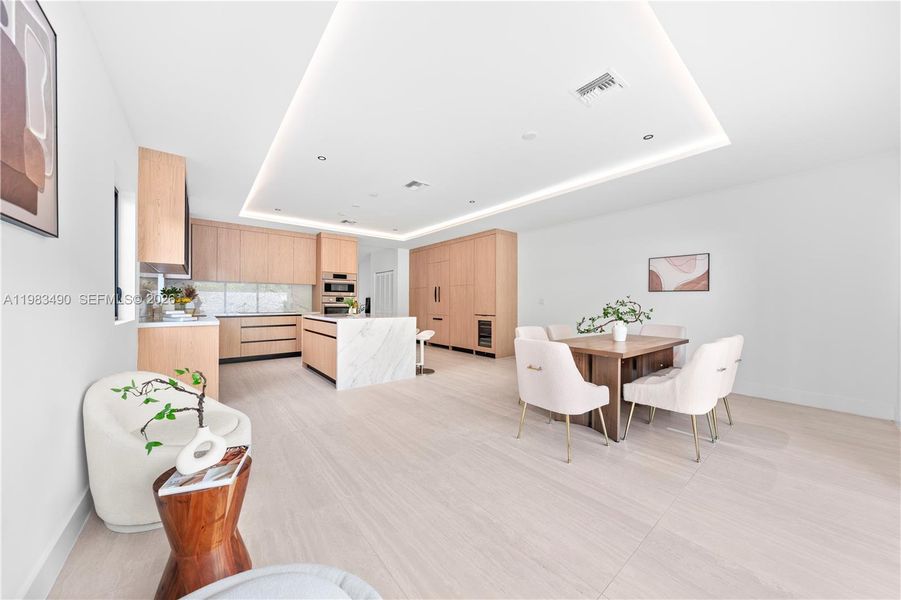 Furnished interior view inside a new home in , Miami (Image 16). Furnished interior view inside a new home in , Miami (Image 16).