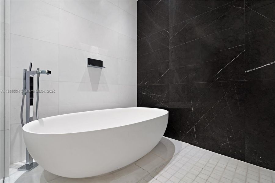 Furnished interior view inside a new home in Aston Martin Residences, Miami (Image 8).