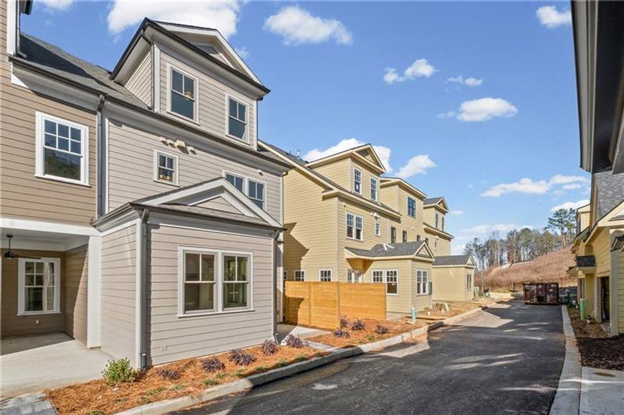 Exterior details and patio area of a home in , Ball Ground (Image 4).