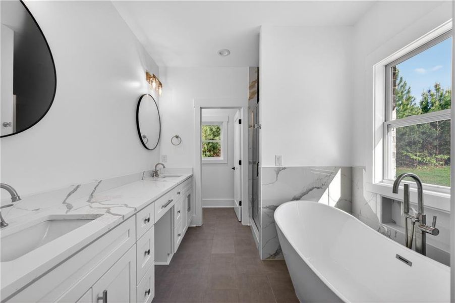 Furnished interior view inside a new home in , Locust Grove (Image 12).