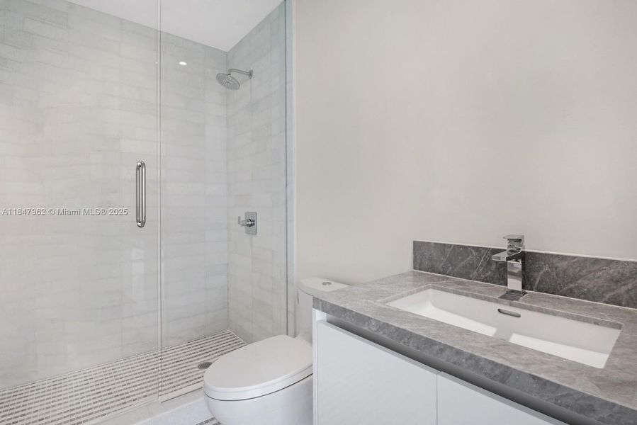 Furnished interior view inside a new home in , Miami (Image 24).