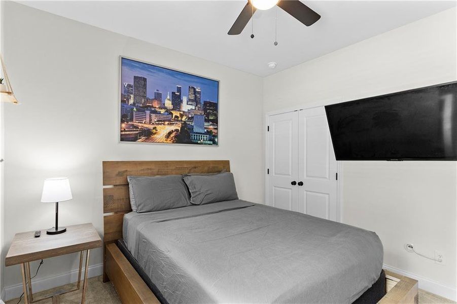 Furnished interior view inside a new home in , Atlanta (Image 13). Furnished interior view inside a new home in , Atlanta (Image 13).