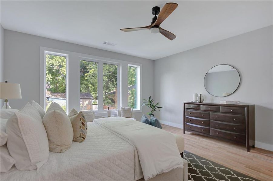 Furnished interior view inside a new home in , Atlanta (Image 31).