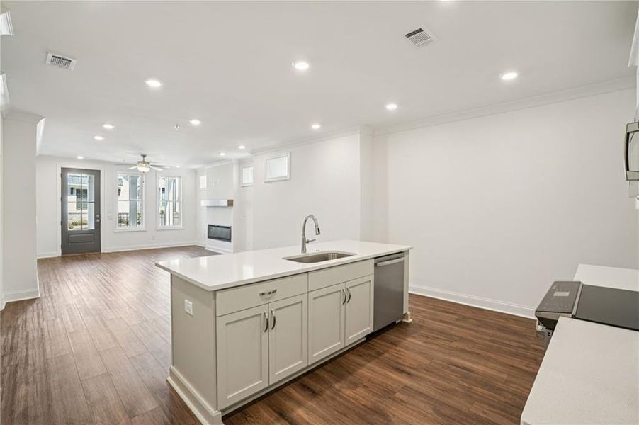 Furnished interior view inside a new home in , Peachtree Corners (Image 8).