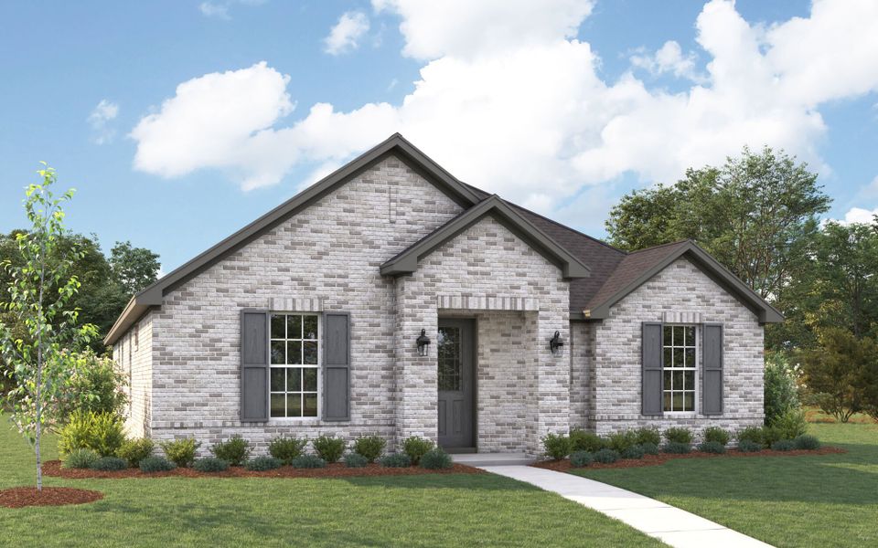 The Conroe - Traditional Elevation The Conroe - Traditional Elevation
