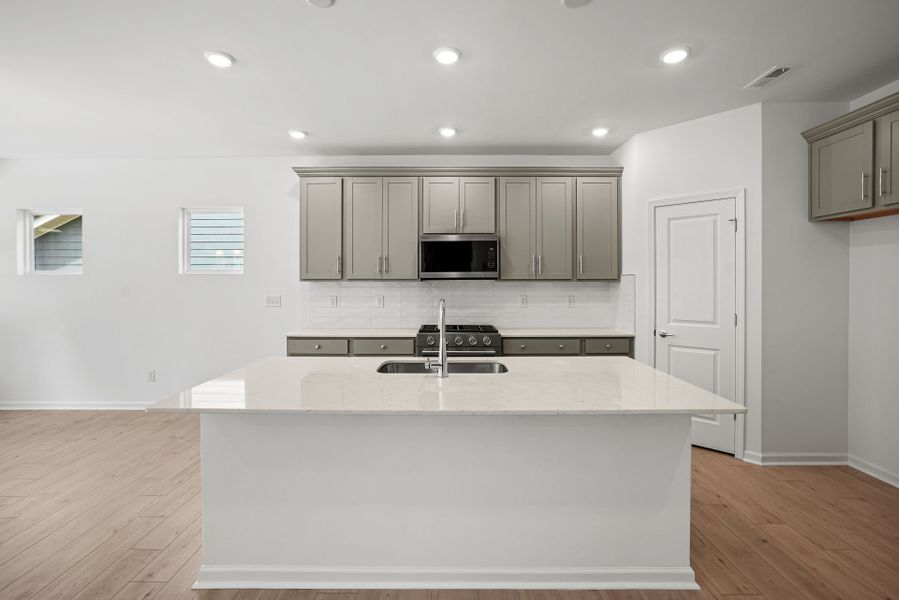 Furnished interior view inside a new home in Michaux Gardens, Belmont (Image 10).