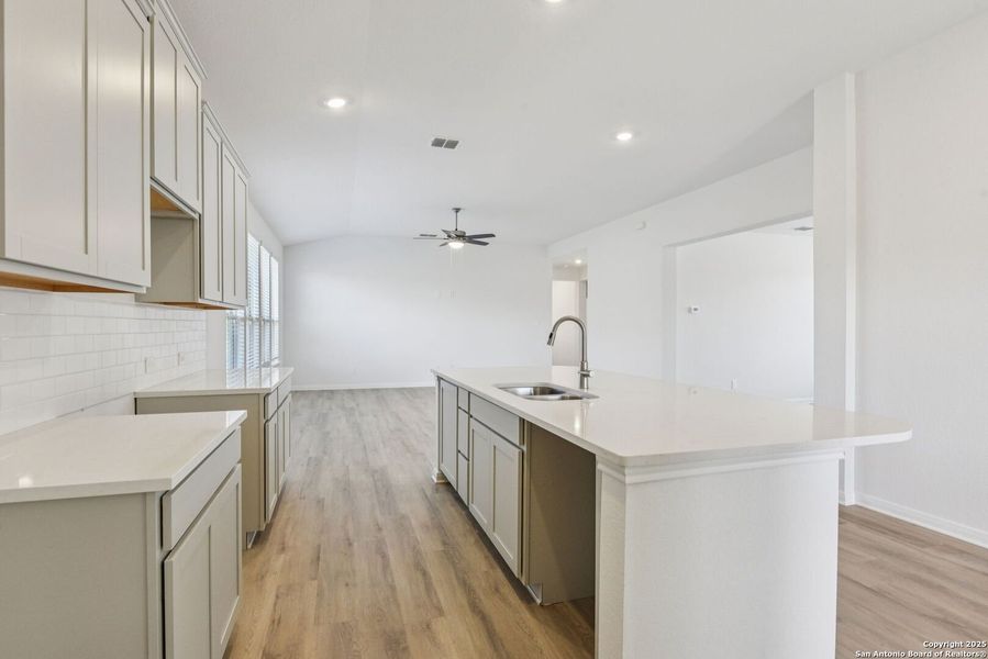 Furnished interior view inside a new home in Royal Crest, San Antonio (Image 7). Furnished interior view inside a new home in Royal Crest, San Antonio (Image 7).