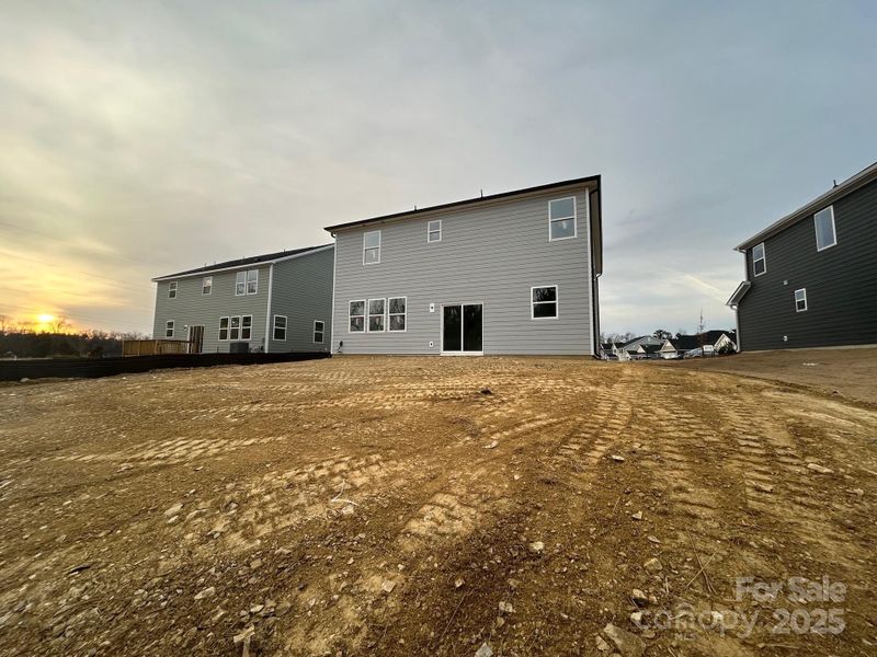 Backyard *Sod not laid yet Backyard *Sod not laid yet