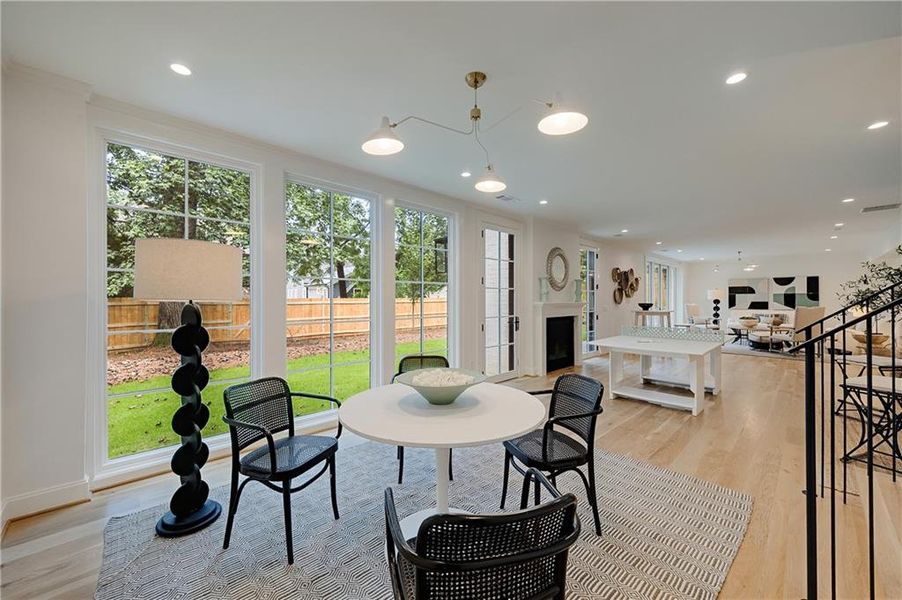 Furnished interior view inside a new home in , Atlanta (Image 79). Furnished interior view inside a new home in , Atlanta (Image 79).