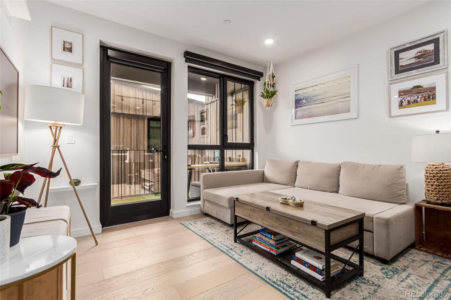 Furnished interior view inside a new home in , Denver (Image 12).