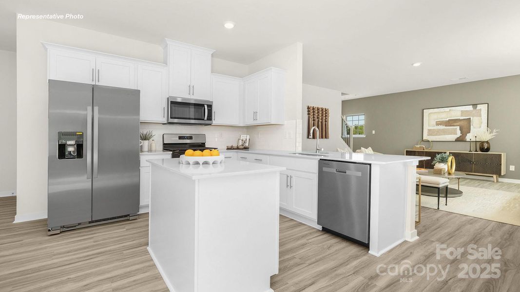 Furnished interior view inside a new home in The Hamptons at Hickory, Hickory (Image 28).