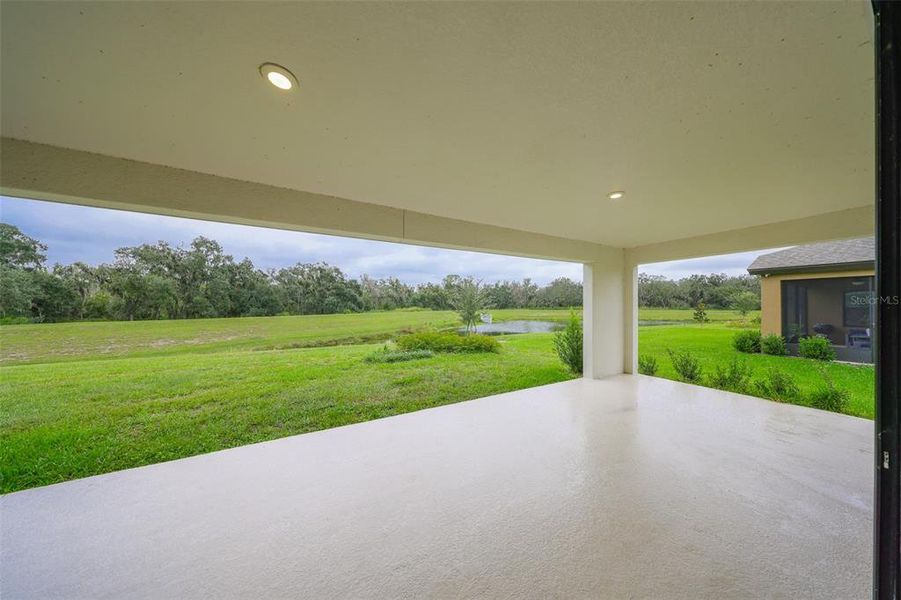 Exterior details and patio area of a home in Triple Creek, Riverview (Image 25).