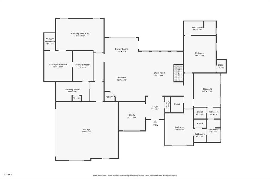 2D floor plan layout of this home in , Canton, TX (Image 4). 2D floor plan layout of this home in , Canton, TX (Image 4).