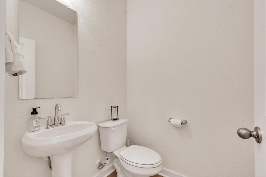 Furnished interior view inside a new home in Crosswinds, Kyle (Image 4).