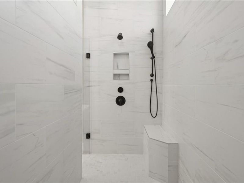 Close-up of interior finishes inside a home in The Village at Towne Lake, Woodstock (Image 20).