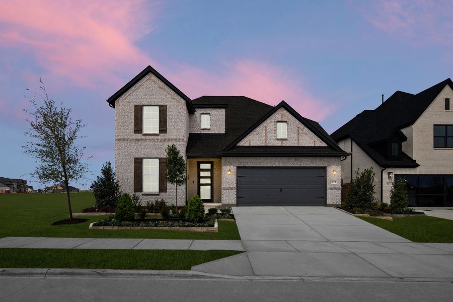 Representative exterior photo of a completed home built from the Hero by Rockwell Homes in Creekside, Royse City, TX (Image 30). Representative exterior photo of a completed home built from the Hero by Rockwell Homes in Creekside, Royse City, TX (Image 30).