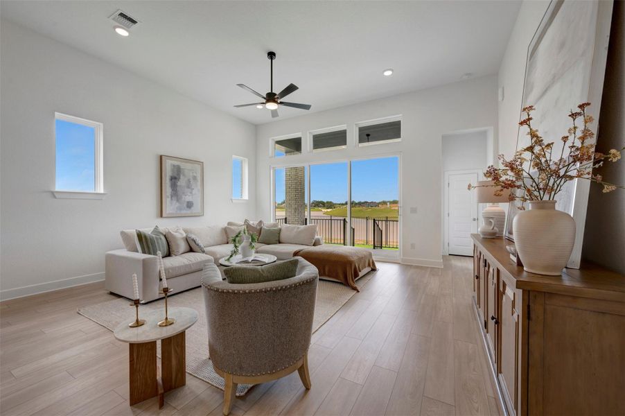 Family Room (Staged)